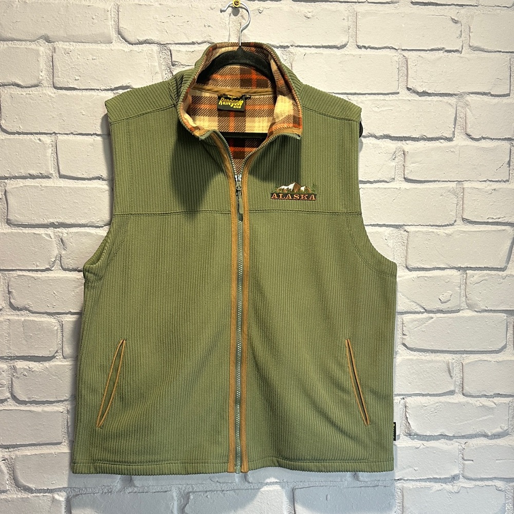 NWOT Alaska Green Fleece Vest for Men size XL - Picture 4 of 9